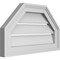 Ekena Millwork Octagonal Top Surface Mount PVC Gable Vent w/ 2"W x 1-1/2"P Brickmould Frame, 20"W x 12"H GVPOT20X1202SF - alternate 2